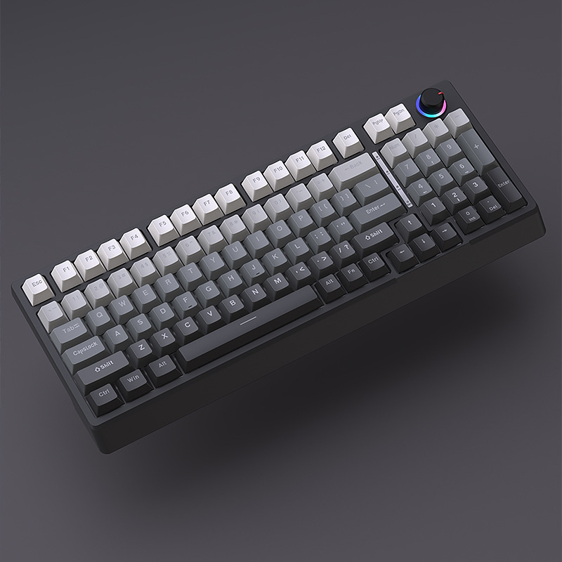 クロスボーダー在庫あり 三モード98キー有線メカニカルキーボード ホットスワップ対応 ミックスライト ビジネスオフィス用コンピュータ周辺機器|undefined