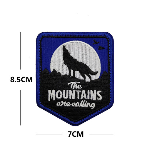 Tai Feng Outdoor Camping Camping Compass Wild Wolf Embroidered Cloth Patch Velcro Armband Morale Badge