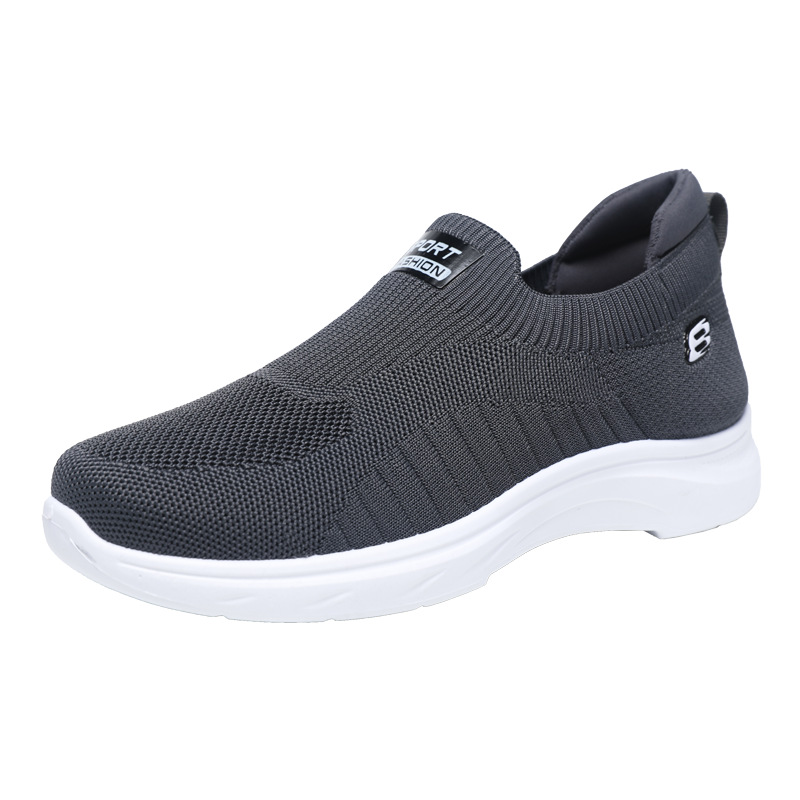 Nuevos zapatos de hombre de verano al por mayor, zapatos bajos de moda de un pie, zapatos de papá, zapatos casuales ligeros y simples