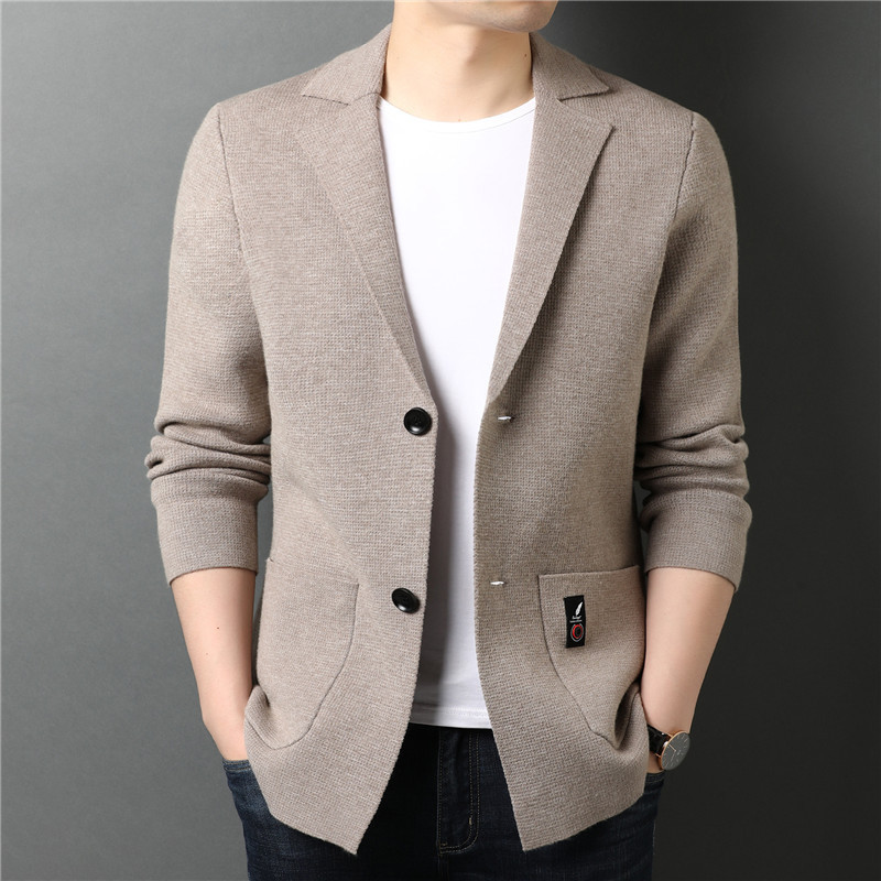 2023 Spring and Autumn New Men's Sweaters Casual Fashion Korean Style Cardigan Sweaters Knitted Thin Jackets Sweaters for Men