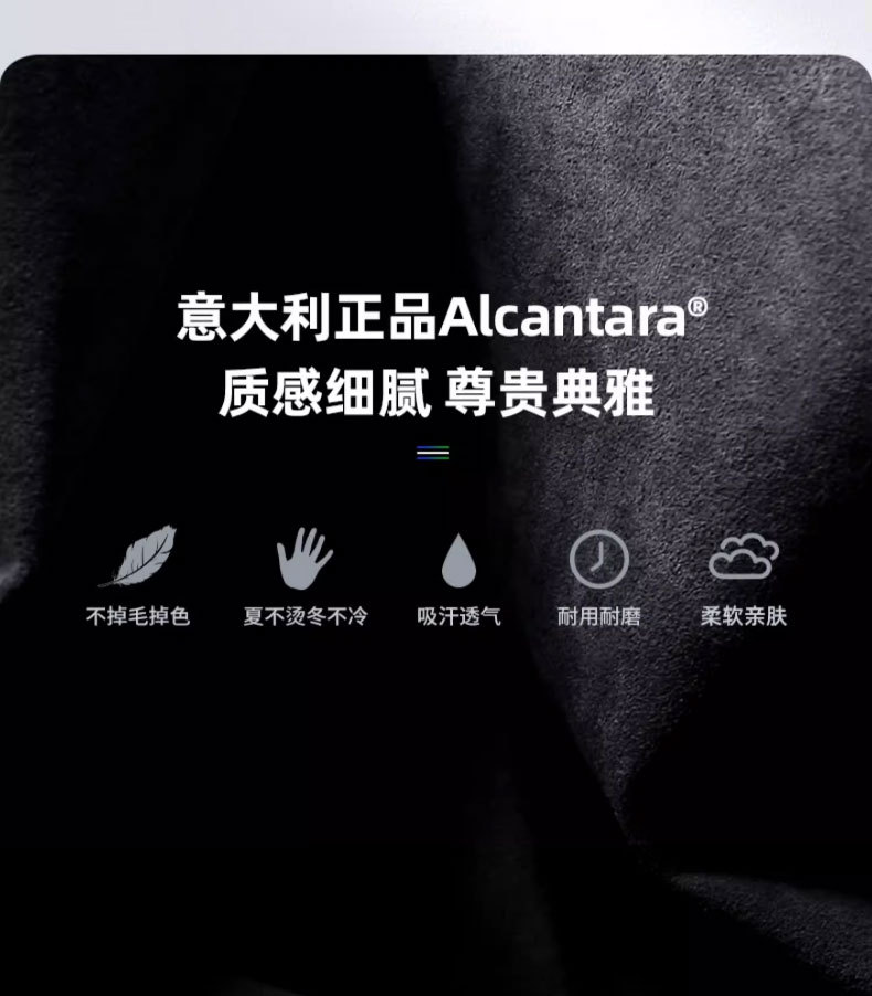 Zhixingtuan Car Lumbar Support Alcantara Triangular Car Headrest Lumbar Cushion Waist Support Seat Accessories Supplies