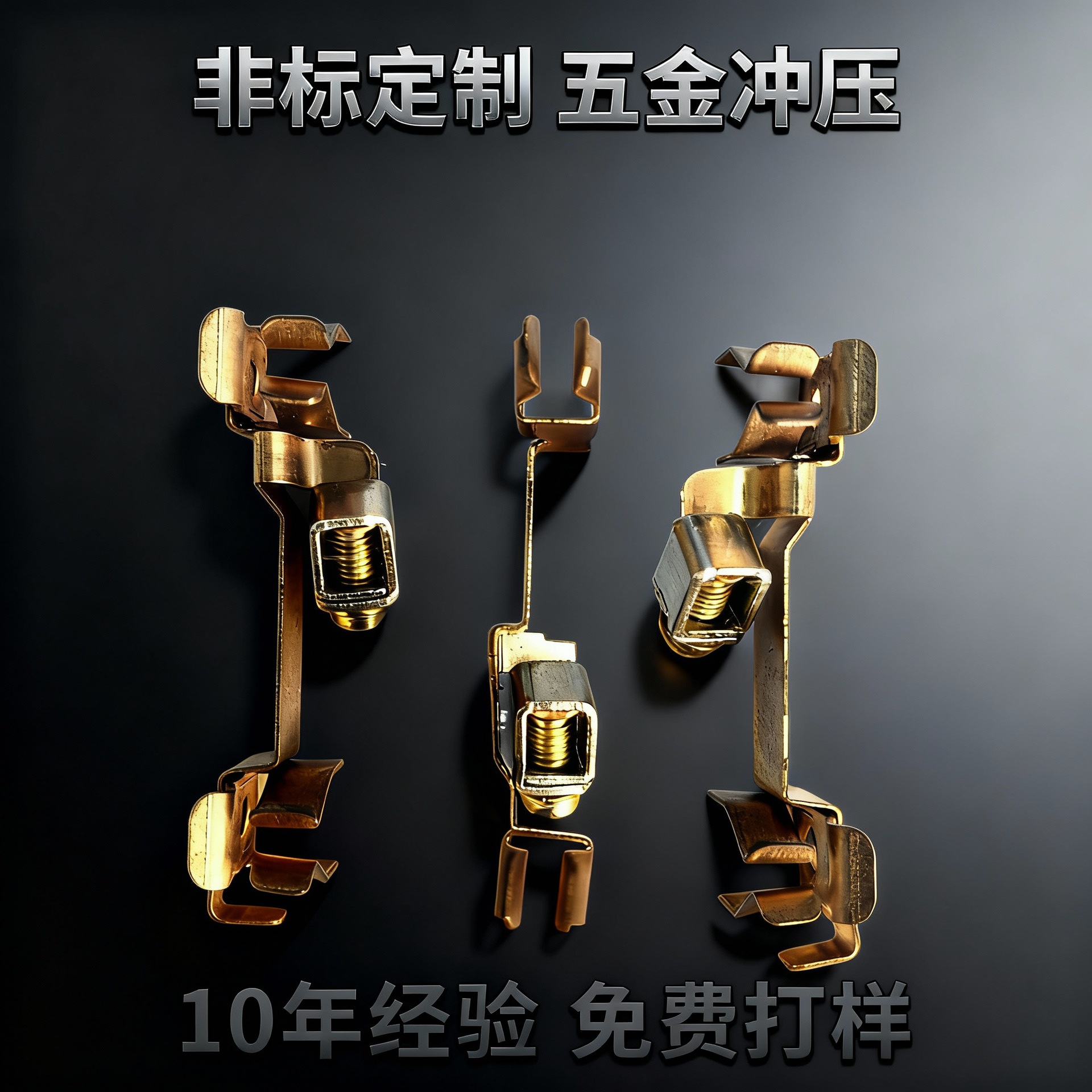 厂家欧式插座铜片欧式插座五金件五孔插座配件金属