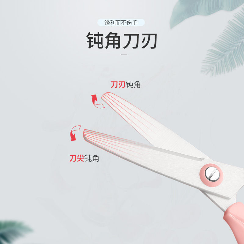 Baby Food Scissors Ceramic Food Scissors Baby-Specific Food Shears Portable Meat-Slicing Children's Food Scissors