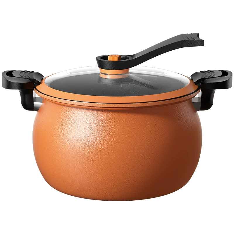 Новая не прилипает горшок для супа дом presssure cooker нафаршированная микро скороварка сеть красная жирная дуду суповой горшок многофункциональная кастрюля супа