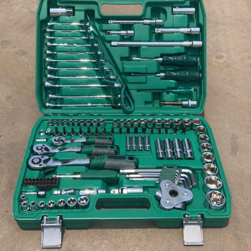121件套汽修家用工具组合维修组套72齿快速扳手套装批头汽机包邮