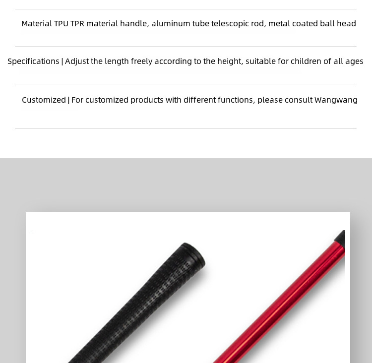 Manufacturers golf retractable putter adjustable children adult double-sided club golf practice supplies