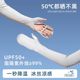 Sunscreen Sleeves Women's Ice Silk Anti-UV 2025 New Cycling Driving Finger Armguard Gloves Integrated Ice Sleeve