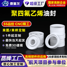 聚四氟乙烯油封耐腐蚀密封圈ptfe特铁氟龙密封环pvdf聚偏二氟乙烯