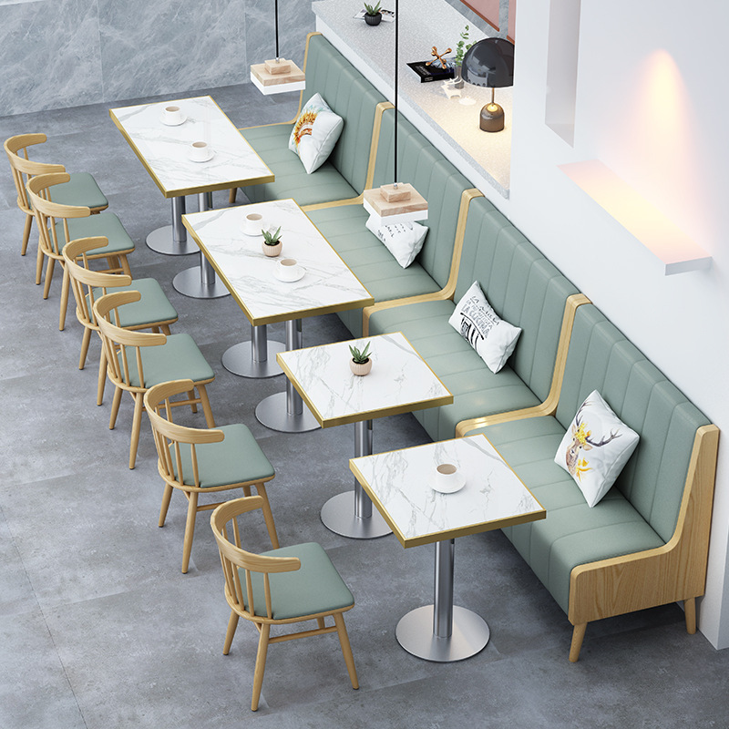 Restaurant Tables, Chairs, Sofas, Themed Restaurants, Cafes, Milk Tea Shops, Hotel Wall-Side Booths, Sofa Table and Chair Sets