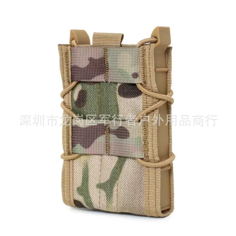 Тактическая сумка для одного магазина 5,56 M4, многофункциональная косметичка для спорта на открытом воздухе, жилет MOLLE, двухслойная сумка для магазинов