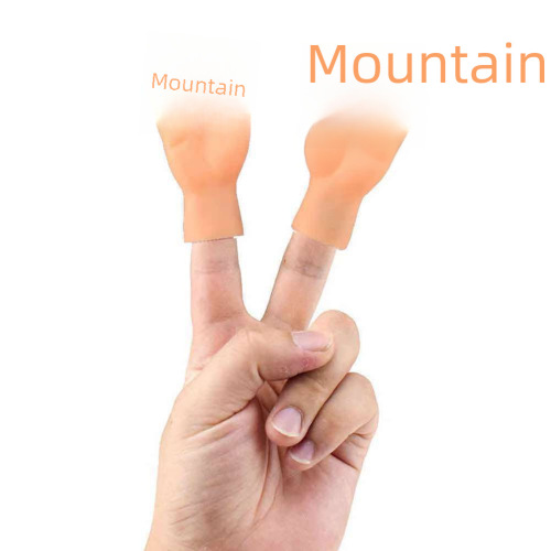 New Cat Finger Toy Funny Cat Finger Cover Funny Cat Toy Massage Little Hands Five Fingers