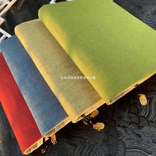 Handmade Cloth Book Jacket A5A6 Handbook Cover Fabric Book Jacket Book Cover Inner Core Protective Cover Adjustable