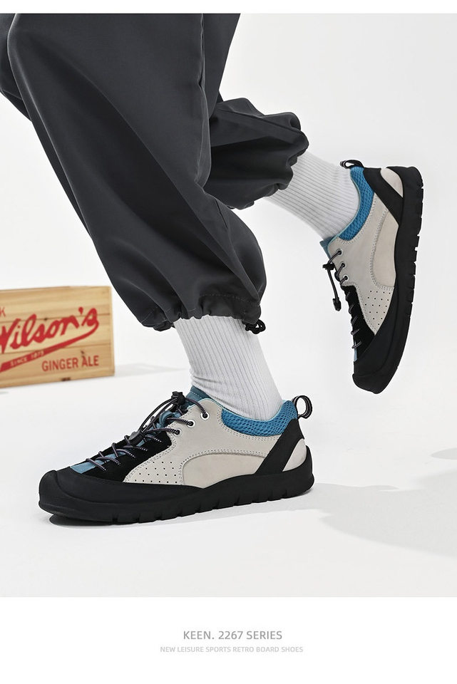 Giày sneaker nữ cổ thấp da lộn mờ phong cách retro đế dày buộc dây — 3679 kaki, 3679 màu hồng, 3679m Trắng và Xanh, 3679m màu trắng và xanh lá cây chi tiết 20