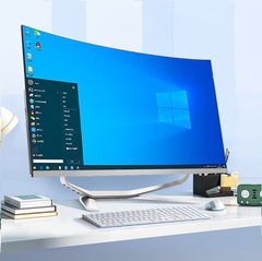 新しい一体型コンピュータビジネスオフィス家庭用19-24インチホストデスクトップコンピュータのデスクトップコンピュータのセット