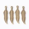 DIY jewelry accessories retro zinc alloy feather tree leaf pendant zakka wholesale manufacturers direct sales 931