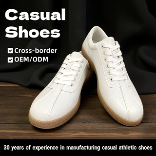 Custom Men's White Sneakers - Premium PU with Leather Feel