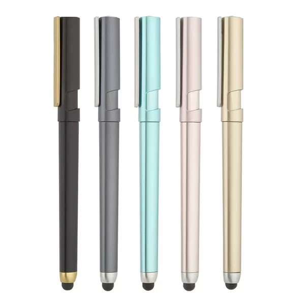 Advertising neutral pen custom logo gift Conference color pole mobile phone bracket pen stylus pen signature pen