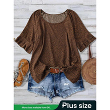 X 53660 Loose Plus Size Women's Top ���ɴ���Ůʽ���¿羳