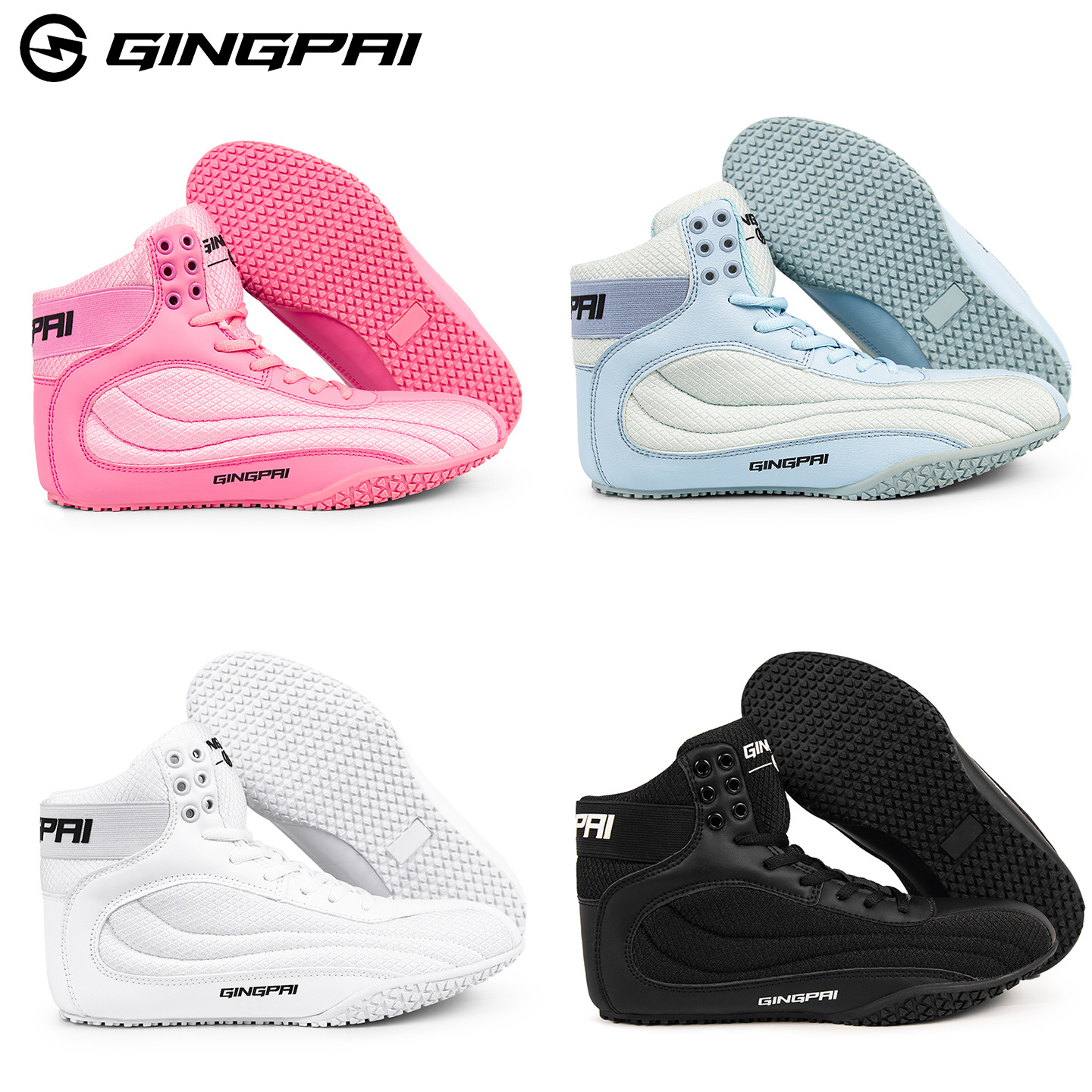 Professional Boxing Shoes for Men and Women, Adult Sanda Fighting Shoes, Kidsren's Wrestling Shoes, High-Top Indoor Fitness Training Shoes