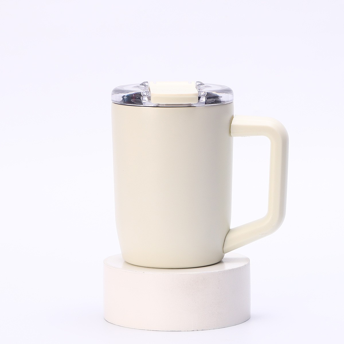 Nuevos productos transfronterizos de acero inoxidable 15oz taza de mango taza de oficina de negocios portátil taza de café taza de café taza