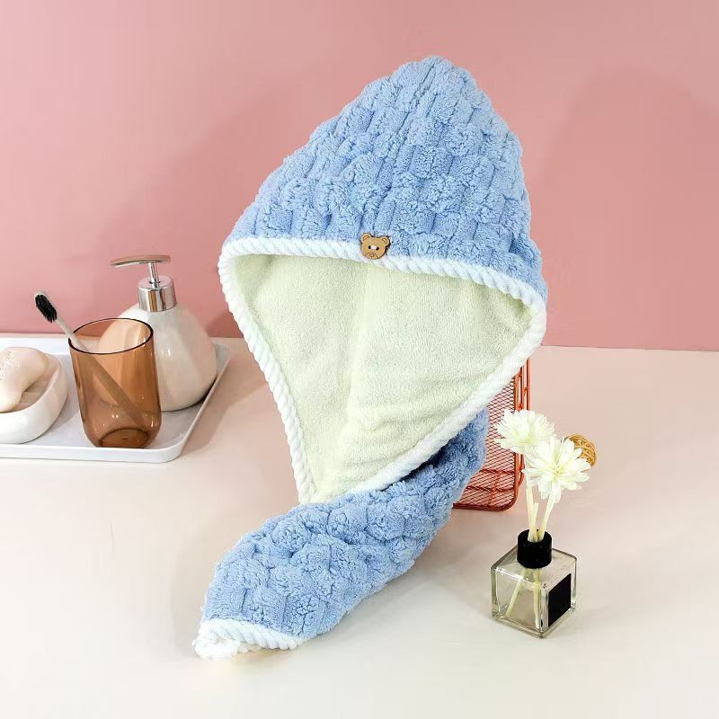 Quick dry hair towel, increased thickness, water absorbent