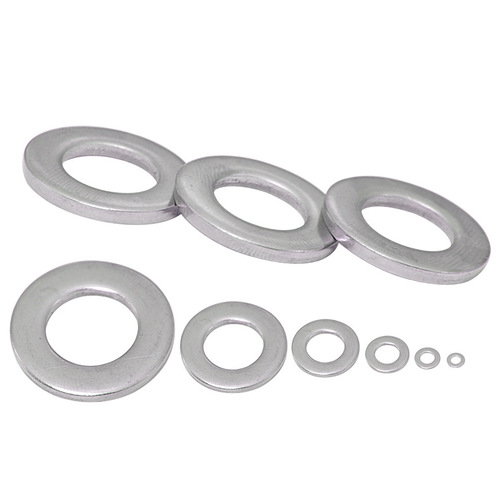Complete specifications flat washer DIN125 gasket washer stainless steel flat washer white washed 304 stainless steel gasket
