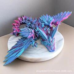 メーカー卸売 3Dプリント翼のある飛龍 関節可動 龍の卵セット 置物 フィギュア ギフト クールなストレス解消玩具