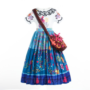 Cross Border Magic Full House Halloween Mirabe Dress Girls Isabella Princess Dress Stage Play Dress