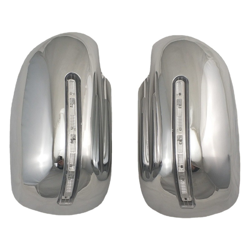 Cubierta de espejo con luz LED para Suzuki Vitara 2008, carcasa de espejo retrovisor ABS galvanizada con luz
