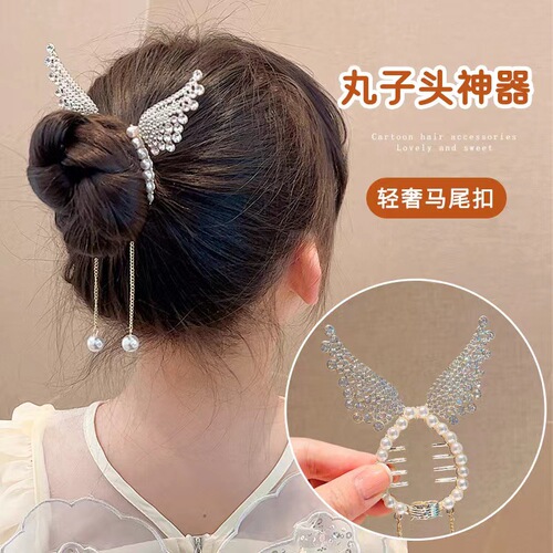 Children's cute hairpins, girls' bangs clips, super fairy tassel hairpins, baby hairpins, ponytail clips, hair accessories