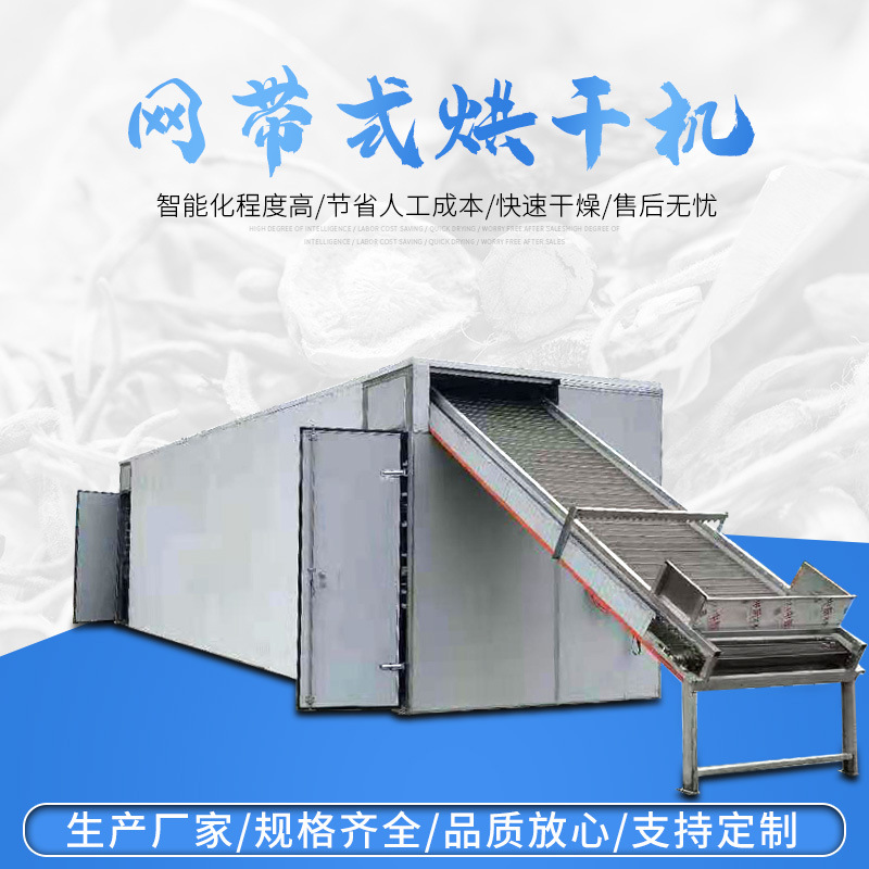 厂家网带式花生烘干机 落花生网带干燥机 农作物用带式烘干设备
