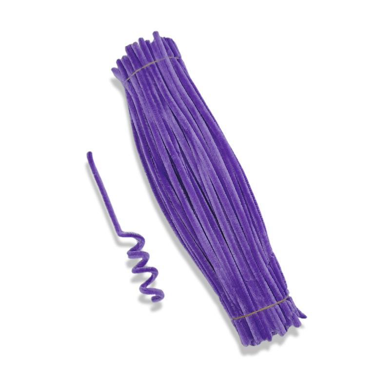 Cifrado [6mm Twisted stick] DIY tiras de lana de colores material hecho a mano de los niños ramo de terciopelo de dinosaurio lana Raíz de lana tiras