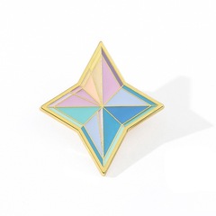 原神遊戲周邊菱原石胸針二次元金屬掛件男女衣服書包配飾卡通胸針