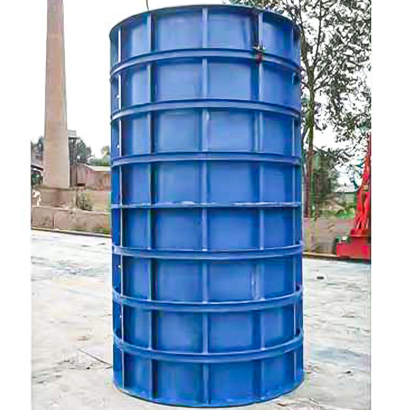 高速圆形柱子钢模板现浇水泥混凝土预制钢模具桥梁工程施工模具