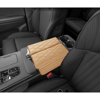 Accessories Modified Auto Supplies, Armrest box pad - brown
