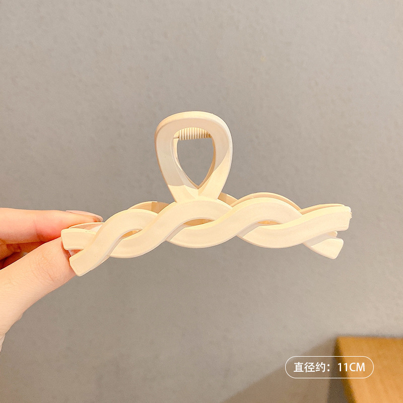 2025新款发夹女后脑勺抓夹鲨鱼夹发卡高级感发抓慵懒风盘发夹头饰|undefined