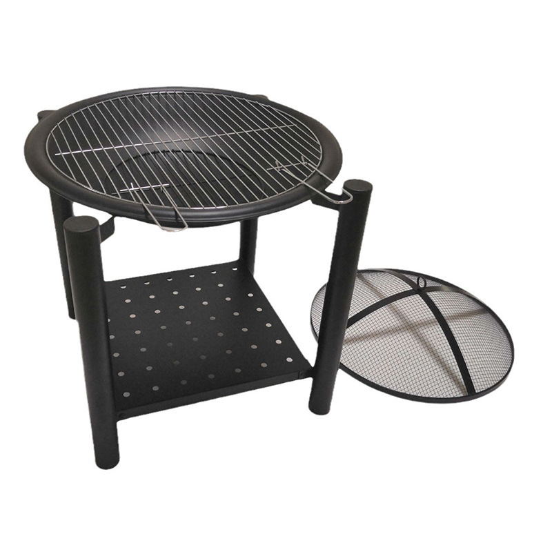 Fabricante de origen brasero de cuatro columnas parrilla de barbacoa de 21,5 pulgadas parrilla de barbacoa estufa cuadrada de 21,5 pulgadas