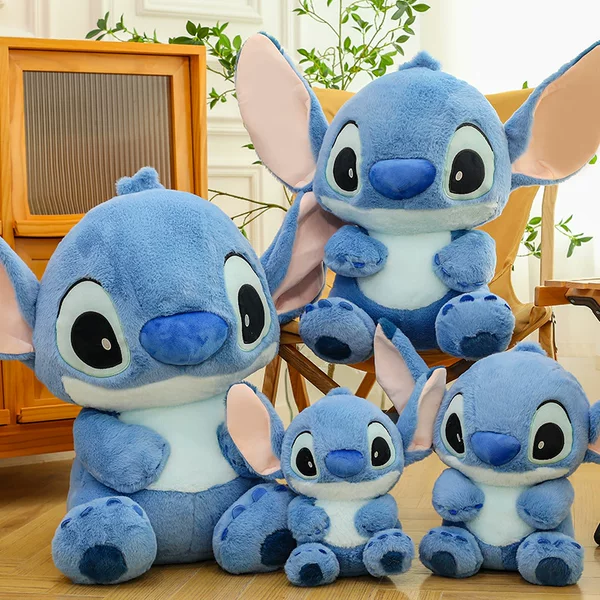 Stitch Plush Toy Cute Oversized Stuffed Animal Stitch Blue Couple Doll Interstellar Birthday Gift Baby