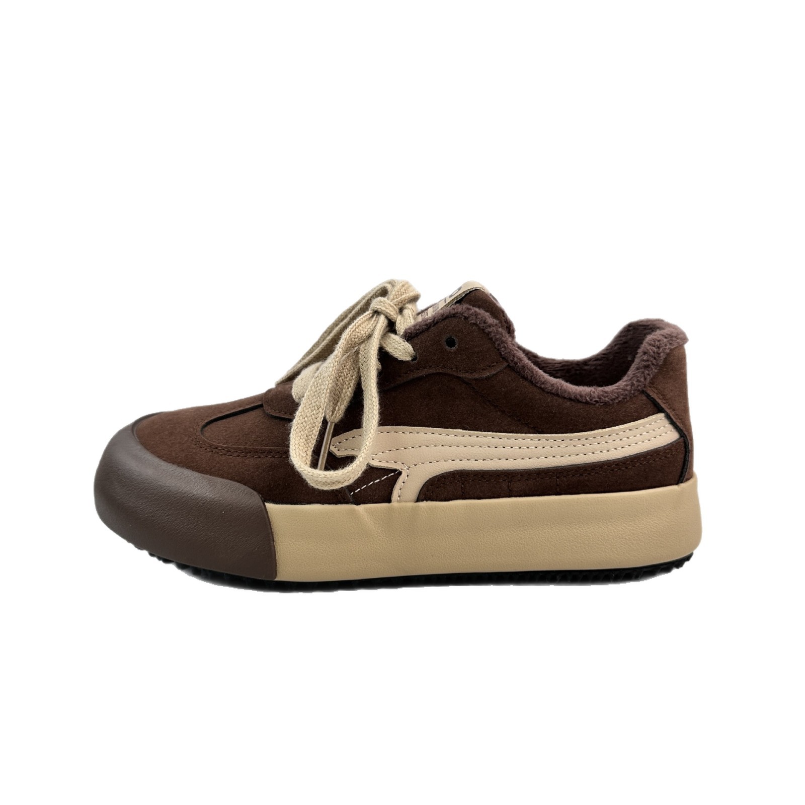 Zapatos de entrenamiento retro de terciopelo para mujeres 2025 nuevos zapatos calientes casuales ligeros y cómodos con patrón de leopardo image 6