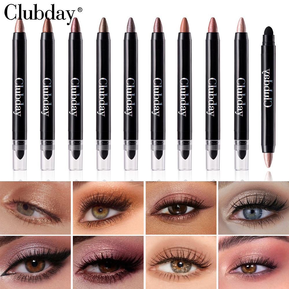 Cross-border bestseller Eye shadow stick, pearlescent eye shadow pen, high-gloss brightening, non-smudging eye makeup set Eye Shadow undefined