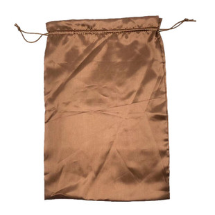 Factory Direct Sales Customized Nightcap Flap Pocket Pants Wig Bag Drawstring Satin Bag Pure Color Storage Packaging Bag Customization