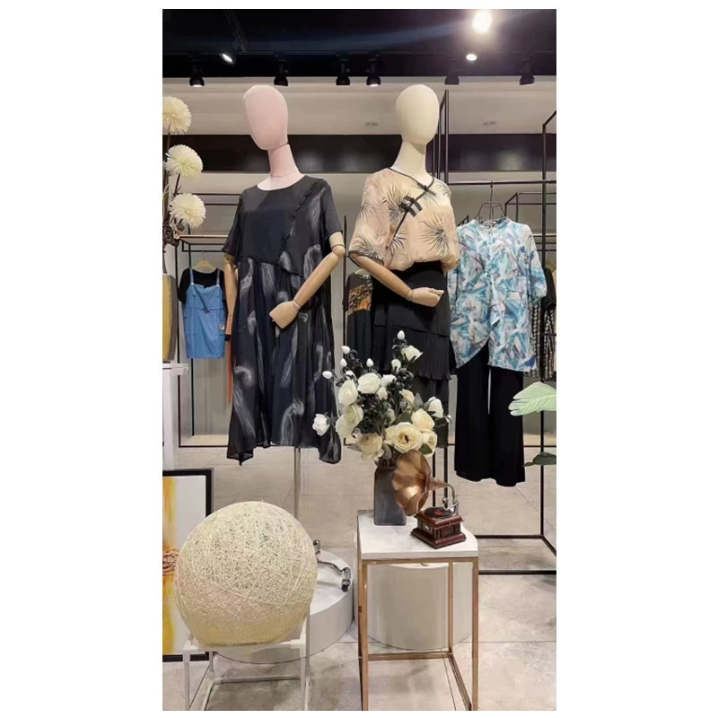 Cotton Forest 2022 Новый модный большой размер женской одежды счетчик изъятие из прилавка