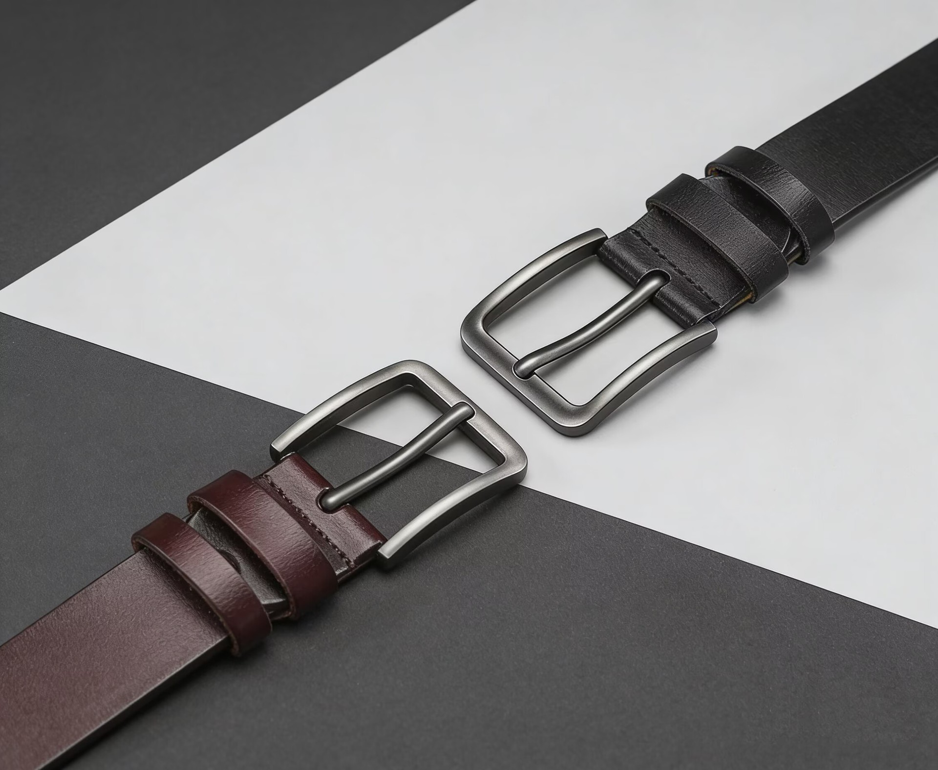 Men's pin buckle belt Korean style men's business middle-aged youth casual belt young men's denim belt factory direct sales