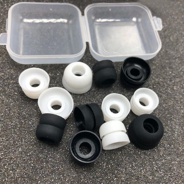 Suitable for Sennheiser Ie80/60 Double-Layer Silicone Earplug Cover Universal In-Ear Headphone Protective Cover