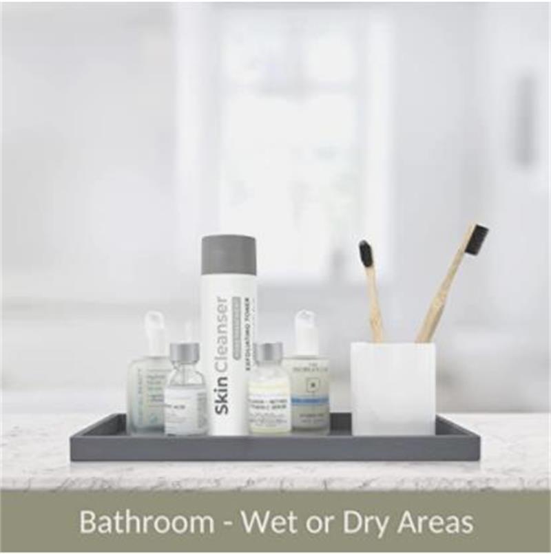 Silicone Countertop Dresser Tray Shatterproof Bathroom Soap Bottle Kitchen Sink Tray Key Jewelry Tray Ornaments