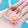 Fresh cute hair rope, hairgrip, accessory, flowered