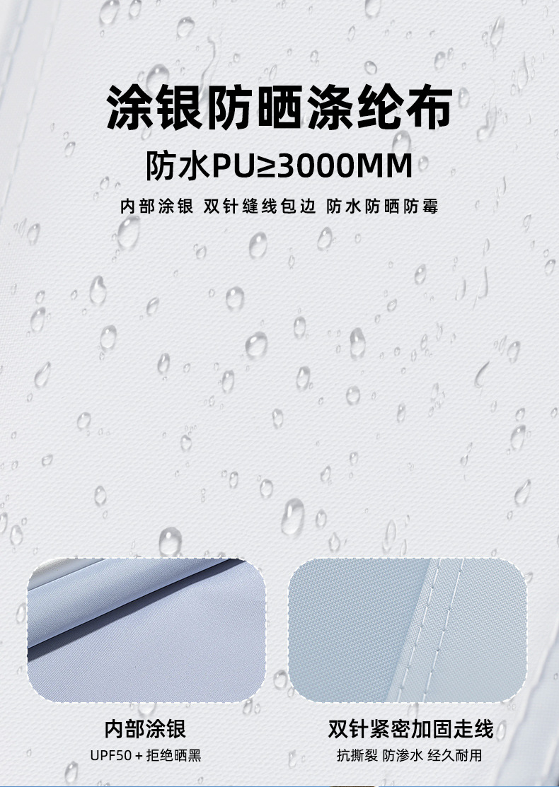 Outdoor Camping Wanchong Mountain Super Large Canopy Light Luxury Hump Camp Rainproof Sunshade Tent