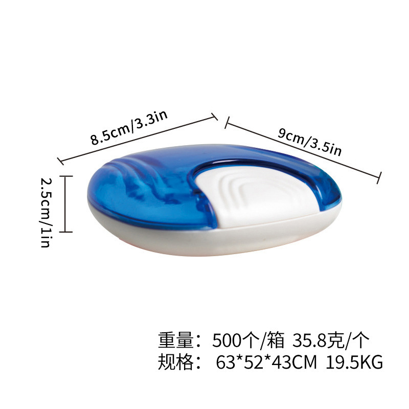 プレス式貝殻型歯入れ透明ステルス歯入れかじりブラシ収納ケースホルダー入れ歯置き|undefined