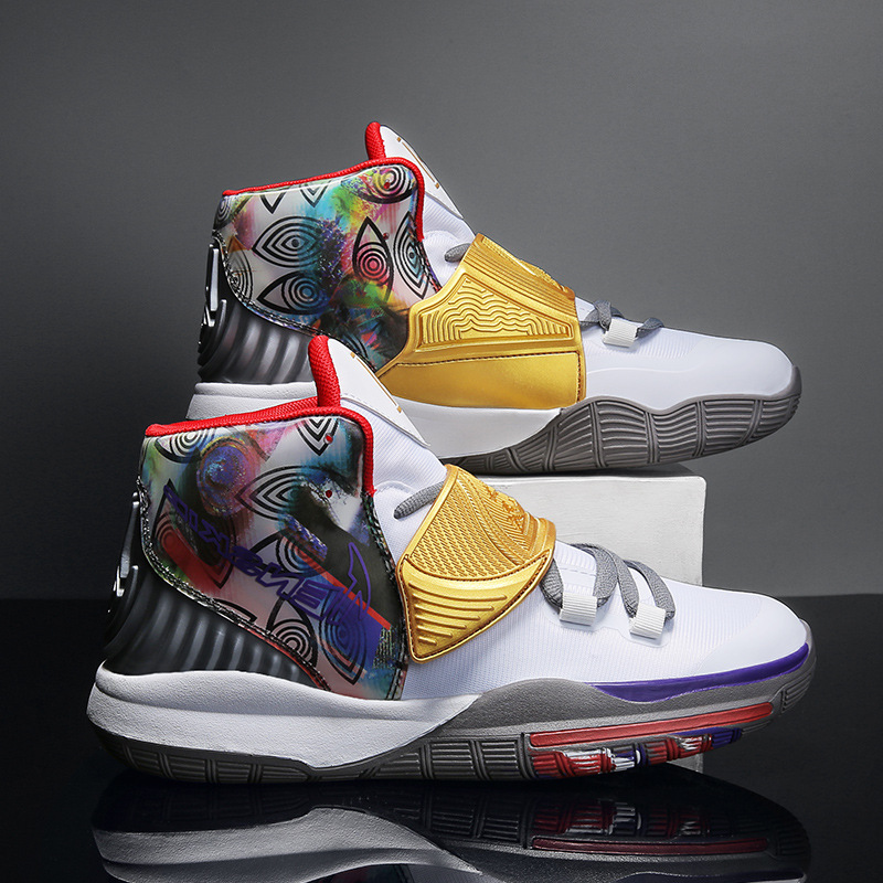 Voice Owen 7 Generation Cement Basketball Shoes 8 Generation Movie Mandarin Duck Actual Combat Blue Shoes for Men and Women kyrie6 South Coast