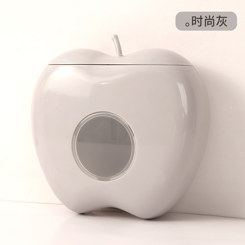 アップルの収納ケースは穴を開けないで新鮮な袋を収納します。|undefined